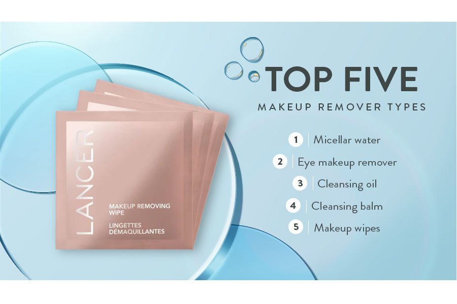 top five makeup remover types