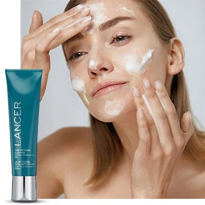 The Method Cleanse - application on face
